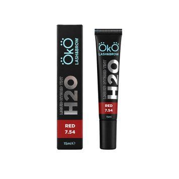 Фарба для брів та вій OKO Liquid Hybrid Tint H2O Red 7.54, 15 мл 00404 фото