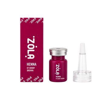 Хна для бровей ZOLA 07 Ebony Brown (Черно-коричневый), 5 г 00590 фото