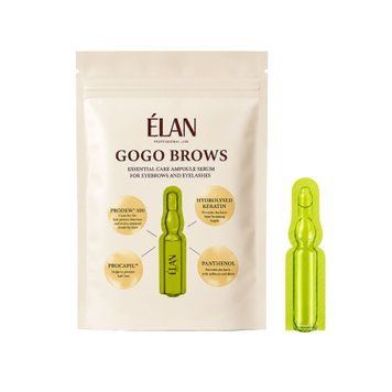 Сироватка для догляду за бровами та віями у монодозах ELAN GOGO BROWS Essential Care Ampoule Serum, 10 &times; 1 мл 00498 фото