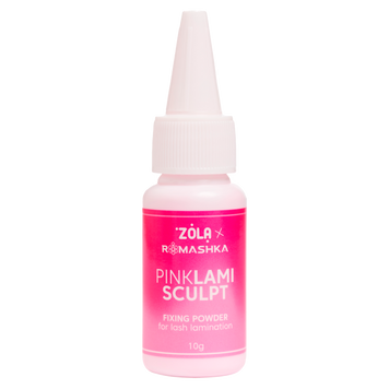 ZOLA x Romashka Фіксуюча пудра для ламінування вій Pink LamiSculpt, 10 г 00966 фото