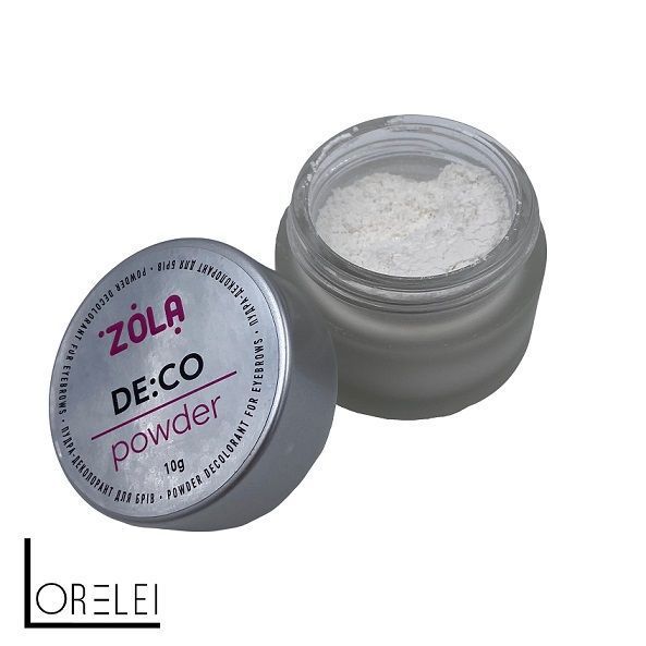 Пудра для освітлення та знебарвлення брів Zola  De:co Blond Powder  00580 фото