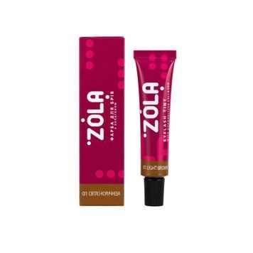 Фарба для брів ZOLA 01 Light Brown (Світло-коричневий), 15 мл 00745 фото