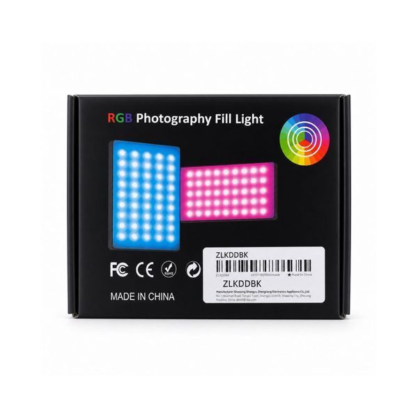 RGB LED відеосвітло BTFOOR для фото, відеозйомки та контенту 2500&ndash;9000K 00837 фото