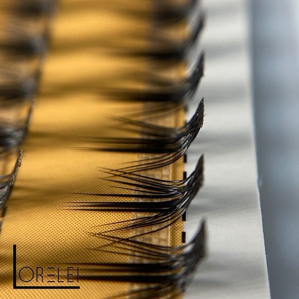 Накладні вії Nesura Eyelash Premium 20 D 9 мм, вигин L 00433 фото