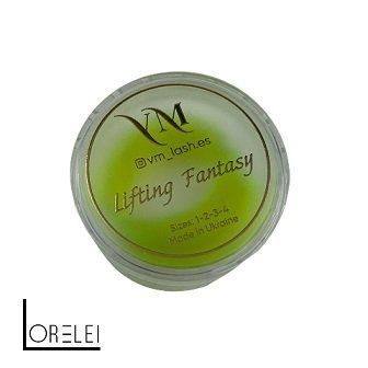 Валики для ламінування вій Lifting Fantasy &ldquo;жовто-зелений діамант&rdquo;, набір 00145 фото