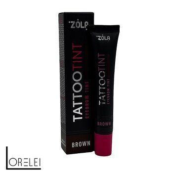 Краска для бровей и ресниц Zola Tattoo Tint Brown, 15 мл 00795 фото